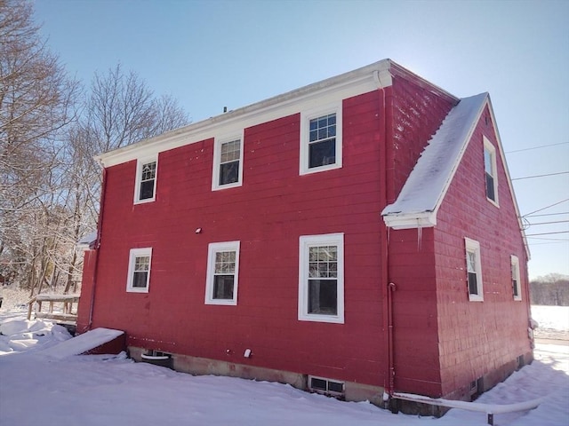 62 Chestnut St, Seekonk, MA 02771 - view of snowy exterior