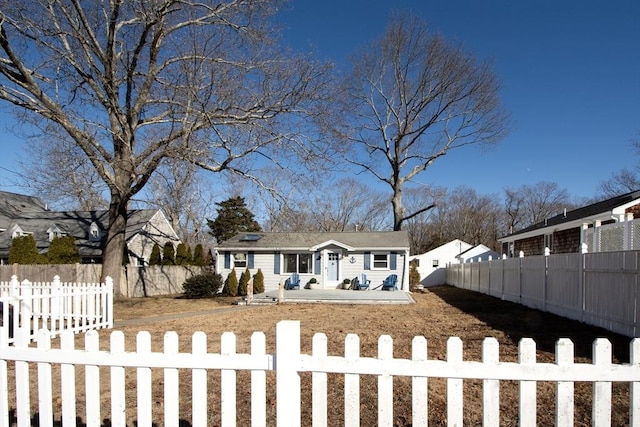 view of front of home