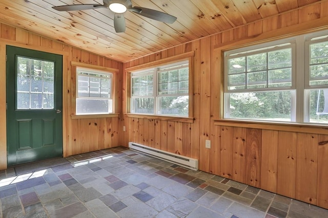 589 Turnpike, Ashby, MA 01431 - unfurnished sunroom with a baseboard radiator