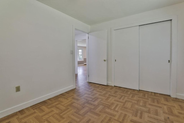 589 Turnpike, Ashby, MA 01431 - unfurnished bedroom featuring baseboards and a closet
