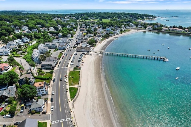 374 Humphrey St Unit 4, Swampscott, MA 01907 - aerial overview of property's location featuring a large body of water