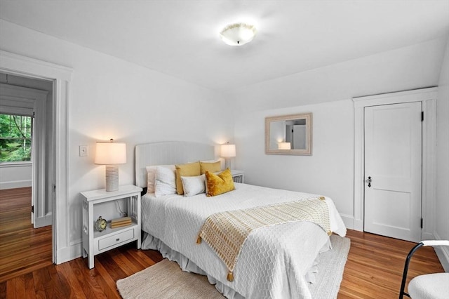 33 Intervale Ave, Saugus, MA 01906 - bedroom with wood finished floors and vaulted ceiling