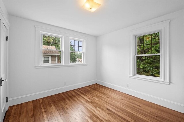 33 Intervale Ave, Saugus, MA 01906 - unfurnished room with baseboards and hardwood / wood-style flooring