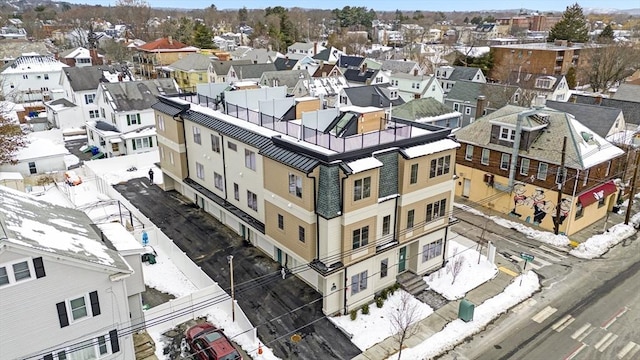 drone / aerial view featuring a residential view