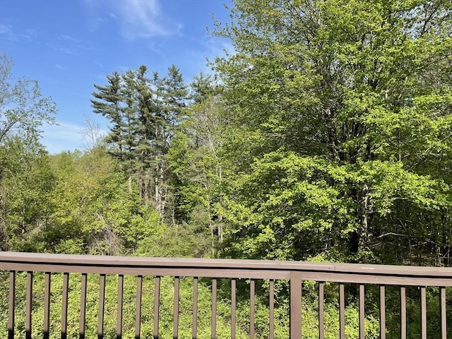 48 N Main St, New Salem, MA 01355 - deck with a wooded view