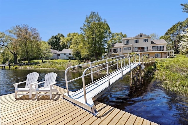 38 Old Shipyard Ln, Hanover, MA 02339 - dock with a water view and a balcony