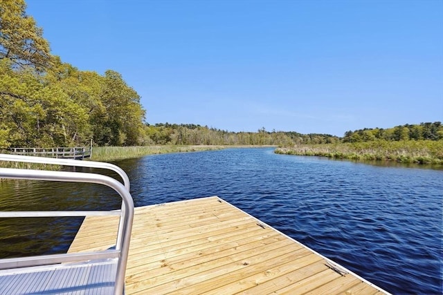38 Old Shipyard Ln, Hanover, MA 02339 - dock area featuring a water view