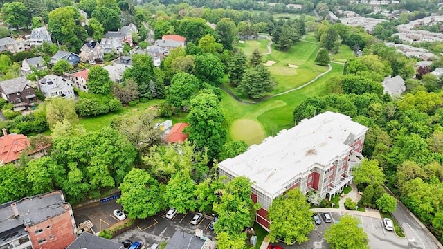 35 Commonwealth Ave Unit 404, Newton, MA 02467 - aerial view of a local golf course and a tree filled landscape