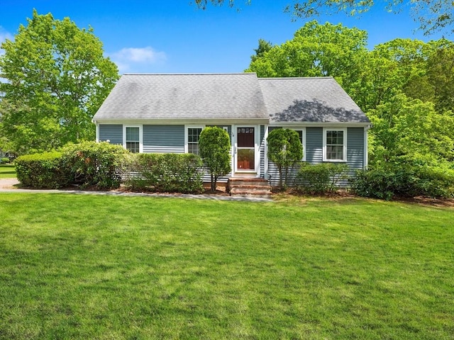 34 Kinsley Rd, Acton, MA 01720 - cape cod-style house with a front lawn and a shingled roof
