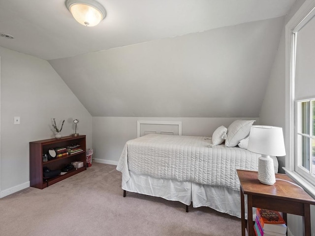 34 Kinsley Rd, Acton, MA 01720 - bedroom featuring vaulted ceiling, carpet flooring, and baseboards