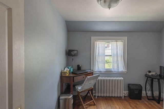 17 Woodcliff Rd, Quincy, MA 02169 - office space featuring radiator heating unit and wood finished floors