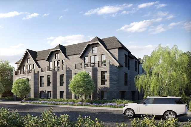1114 Beacon St Unit 109, Newton, MA 02461 - view of front of house featuring a balcony