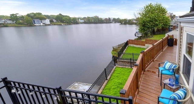 121 Lynnfield St, Lynn, MA 01904 - deck with a water view