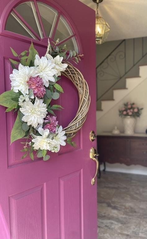 13 Dixon Cir, Holliston, MA 01746 - foyer entrance with stairs