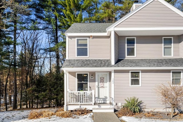 view of front of house with a porch