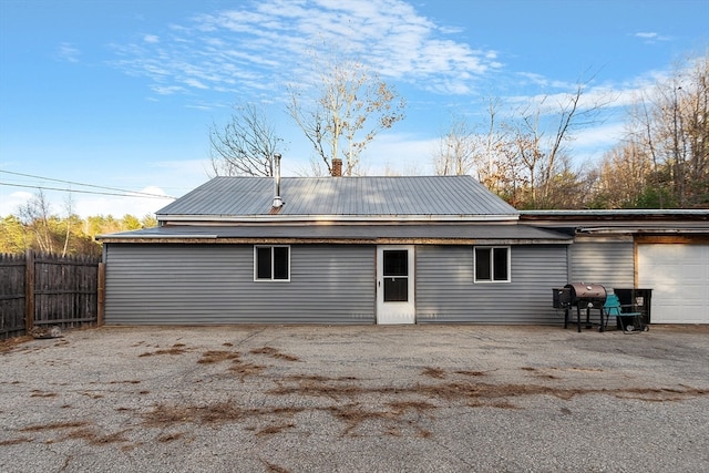 view of rear view of property