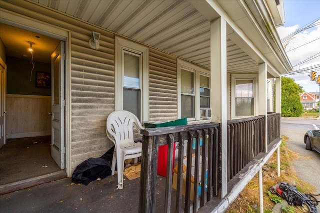 view of patio / terrace featuring a porch