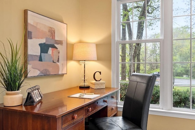 view of office