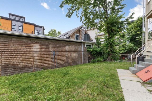 39 Calvin St Unit 3, Somerville, MA 02143 - view of green lawn featuring stairway