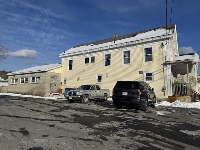 view of rear view of property