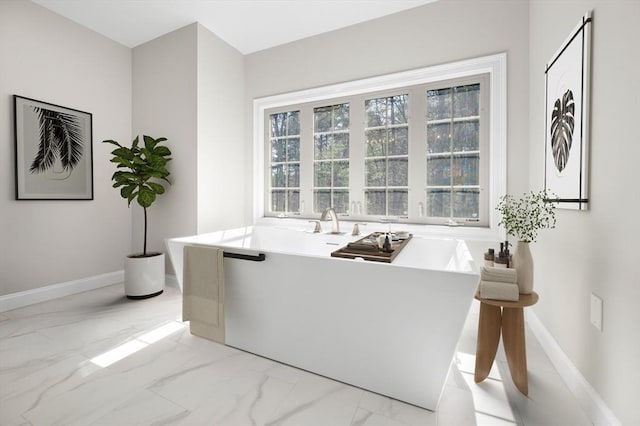 46 Mansfield Ave, Norton, MA 02766 - bar with marble finish floor and baseboards