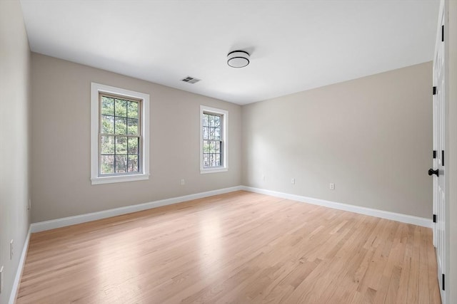 46 Mansfield Ave, Norton, MA 02766 - unfurnished room featuring light wood-style floors, visible vents, and baseboards