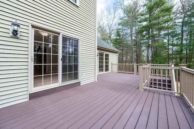 46 Mansfield Ave, Norton, MA 02766 - view of wooden deck