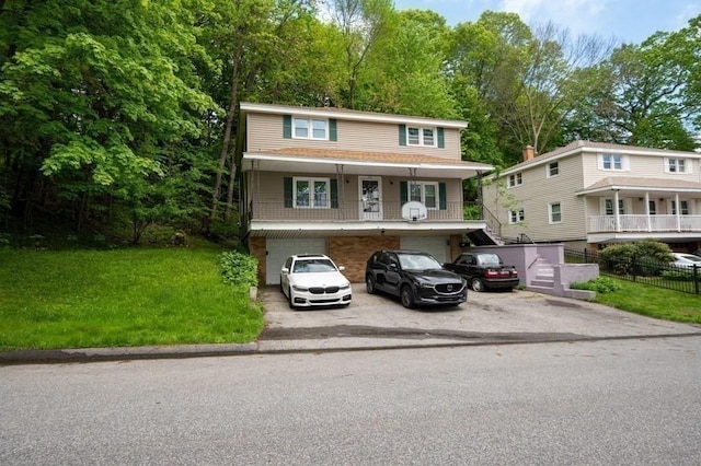60 High Ridge Rd, Worcester, MA 01602 - view of front of property with driveway and a garage