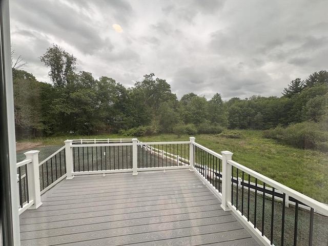 58 Dudley Rd, Billerica, MA 01821 - wooden terrace featuring a lawn