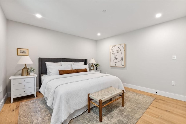 190 Salem St Unit 2, Boston, MA 02113 - bedroom featuring wood finished floors, baseboards, and recessed lighting