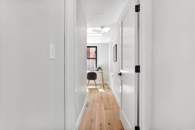 190 Salem St Unit 2, Boston, MA 02113 - corridor featuring light wood finished floors and baseboards