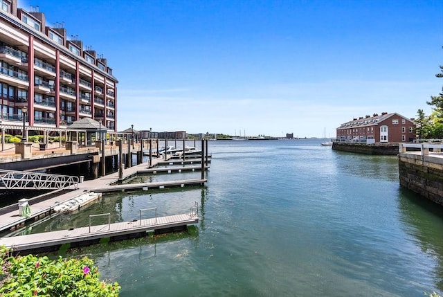 357 Commercial St Unit 219, Boston, MA 02109 - dock featuring a water view