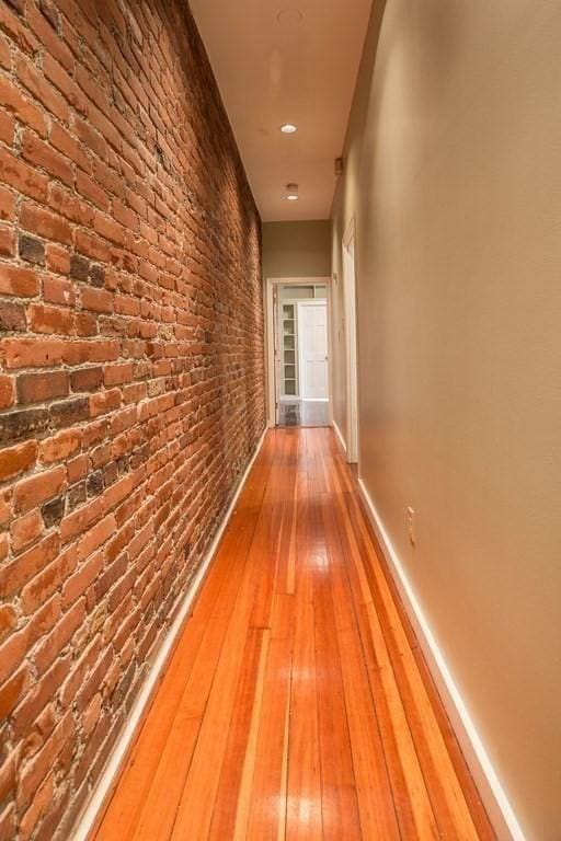 15 Blackwood Unit 2, Boston, MA 02115 - corridor featuring light wood finished floors and baseboards