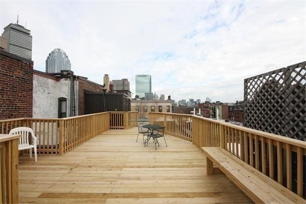 15 Blackwood Unit 2, Boston, MA 02115 - view of wooden deck