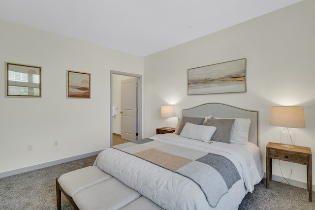 bedroom with carpet flooring