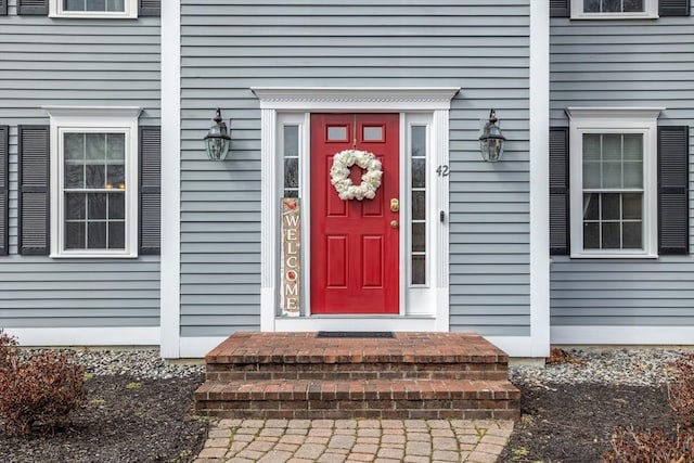 view of entrance to property