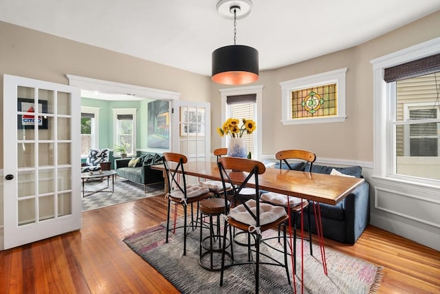 574 Ashmont St Unit 1, Boston, MA 02122 - dining area featuring hardwood / wood-style floors