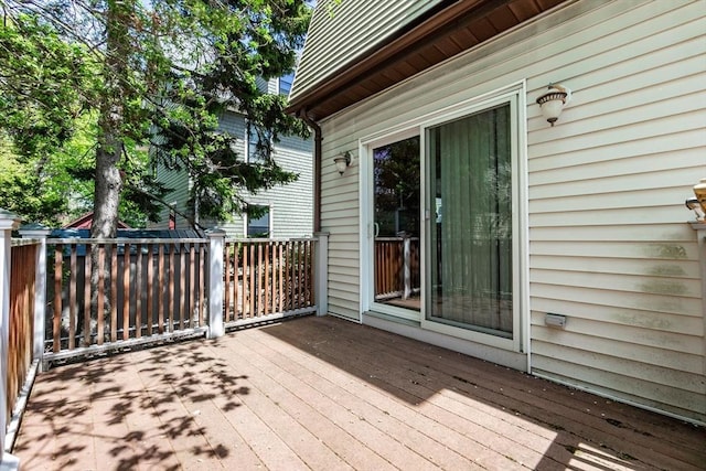 view of deck