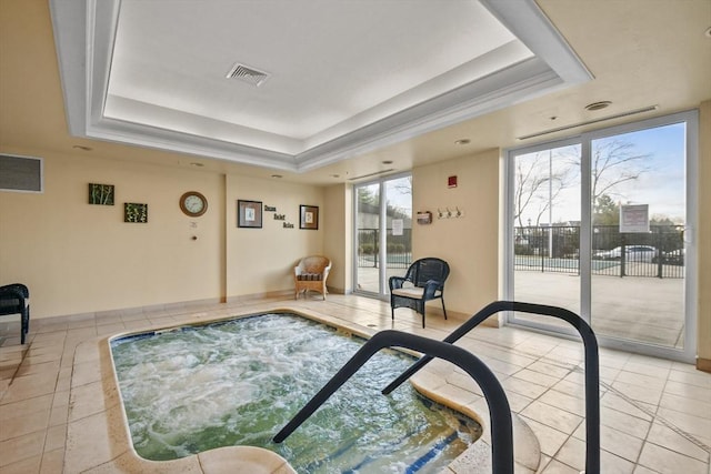 38 Village Rd Unit 309, Middleton, MA 01949 - view of pool featuring a hot tub