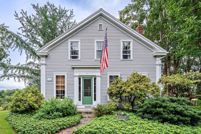 167 Bakerville, Dartmouth, MA 02748 - neoclassical / greek revival house with a chimney
