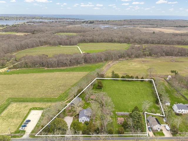 167 Bakerville, Dartmouth, MA 02748 - view of rural area with property parcel outlined