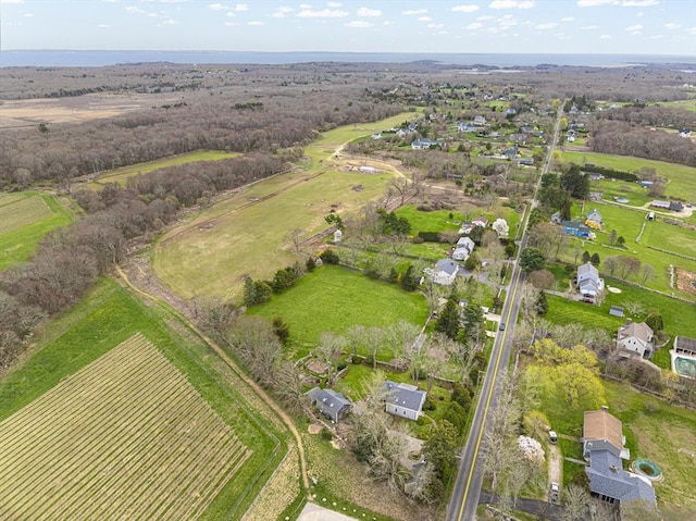 167 Bakerville, Dartmouth, MA 02748 - aerial overview of property's location featuring rural landscape