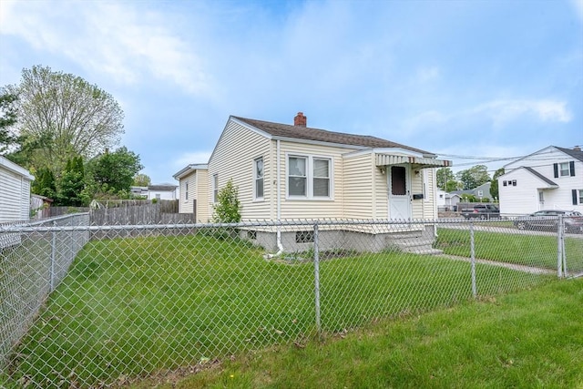 1001 Belleville Ave, New Bedford, MA 02745 - bungalow-style house with a chimney