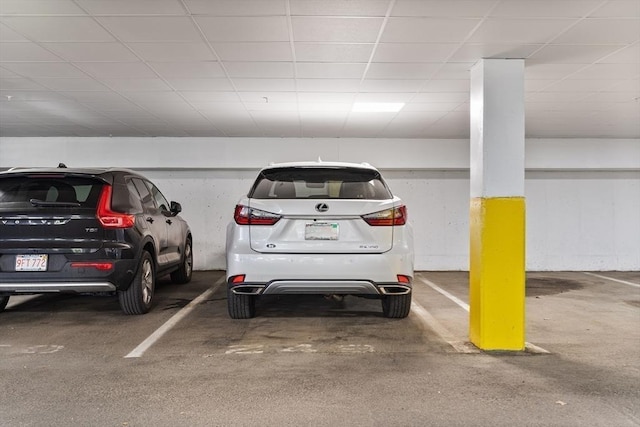 view of parking deck