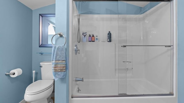 7 Grove St, Fairhaven, MA 02719 - bathroom with a shower with shower door and toilet