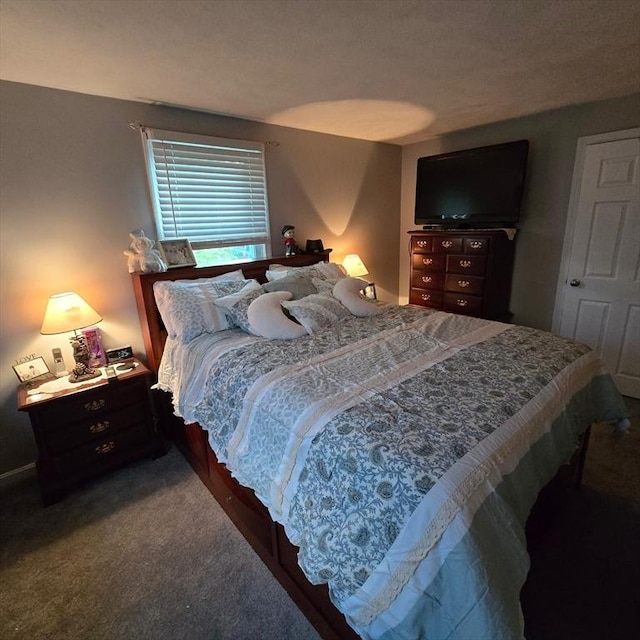 bedroom with carpet flooring