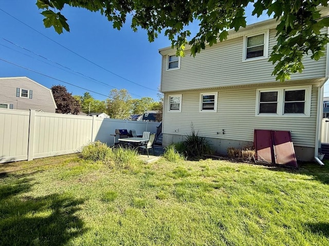 view of back of property