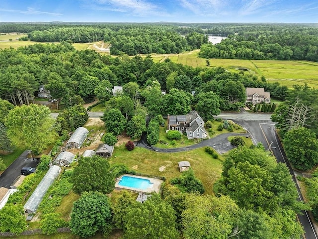 114 Center St, Carver, MA 02330 - view of property location featuring a forest