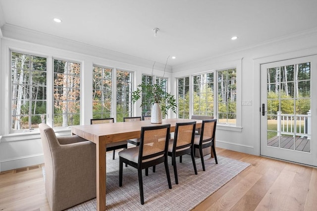 sunroom / solarium with visible vents