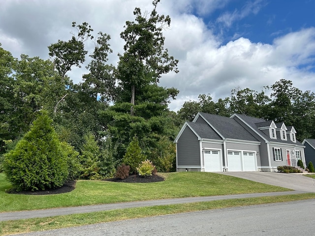 exterior space with a lawn